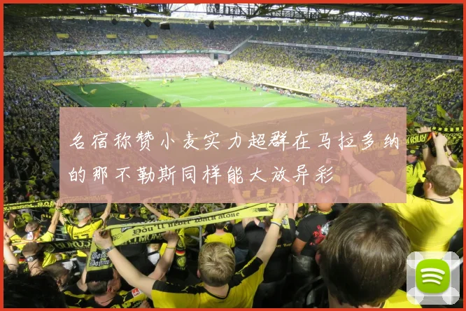 名宿称赞小麦实力超群在马拉多纳的那不勒斯同样能大放异彩